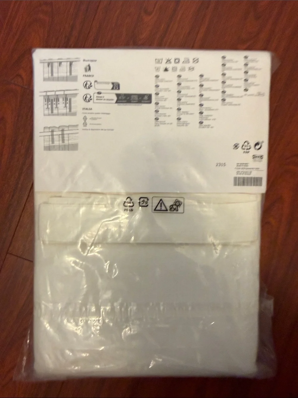 IKEA RITVA White Curtain Panels - 2 Pack
